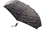 Black Sheet Music Travel Umbrella