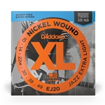 D'Addario EJ20 Nickel Wound Jazz Extra Light Electric Guitar Strings