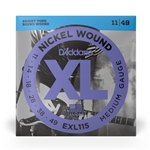 D'Addario EXL115 Nickel Wound Blues/Jazz Rock Electric Guitar Strings