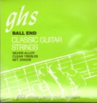 GHS 2050W Silver Alloy Ball End Classical Guitar Strings