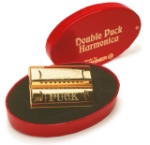 Hohner 553 Double Puck Harmonica