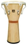 LP Aspire LPA630-AWC Tunable Wood Djembe (Natural/Chrome)