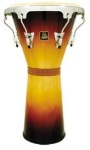 LP Aspire LPA630-VSB Tunable Wood Djembe (Vintage Sunburst/Chrome)