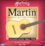 Martin M160 Silverplated Ball End Classical Guitar Strings .028-.043