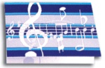 Blue Music Note Stick On Notes