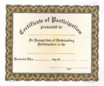 Generic Participation Certificate