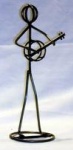 Banjo Stickman Sculpture