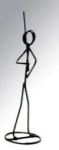 Drummajor Stickman Sculpture