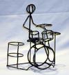 Drum Set Stickman Sculpture