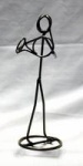 French Horn Stickman Sculpture