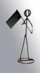Colorgaurd Stickman Sculpture
