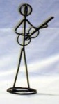 Guitar Stickman Sculpture