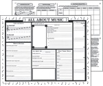 All About Music Activity Posters