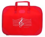 Red G Clef Briefcase