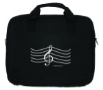 Black G Clef Attach Bag
