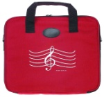 Maroon G Clef Attache Bag