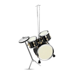 Black Drum Set Ornament