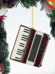 Brown Accordion Orn
