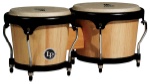 LP Aspire LPA601-AW Wood Bongos (Natural/Black)