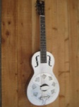 Republic 315 Bell Brass Resolian Resonator Guitar w/ Case