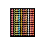 Music Symbols Round Chart Seals