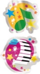 Music Marvels Foil Stickers