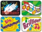 Music Reward Stickers