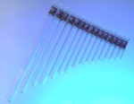 Hall 4293 Two Octave Glass Pan Flute