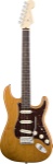 Fender American Deluxe Stratocaster, Rosewood Fretboard, Amber