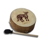 Remo 12 Inch Buffalo Drum (Lone Coyote Graphic)