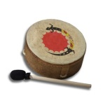 Remo 12 Inch Buffalo Drum (Sun Lizard Graphic)