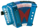 Hohner UC102B Toy Accordion - Blue