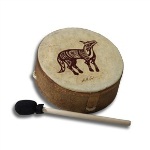 Remo 16 Inch Buffalo Drum (Lone Coyote Graphic)