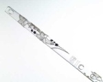 Hall 0201 White Lily Crystal Flute in G