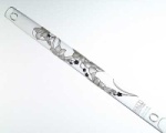 Hall 0301 White Lily Crystal Flute in D