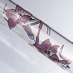 Hall 0313 Purple Lily Crystal Flute in D