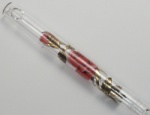 Hall 0114 Rose with Gold Leaves Crystal Piccolo in C