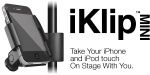 iKlip MINI Microphone Stand Adapter for iPhone and iPod touch