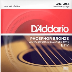 D'Addario EJ17 Acoustic Guitar Strings Phosphor Medium