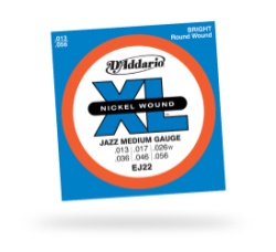 D'Addario EJ22 Nickel Wound Jazz Medium Electric Guitar Strings