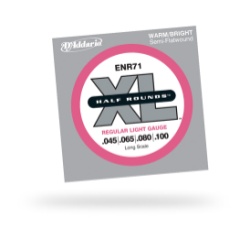 D'Addario ENR71 Half Rounds Long Scale Electric Bass Strings