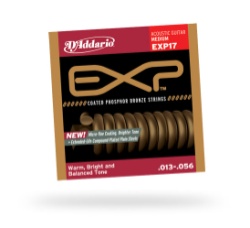 D'Addario EXP17 Acoustic Guitar Strings Phosphor Medium
