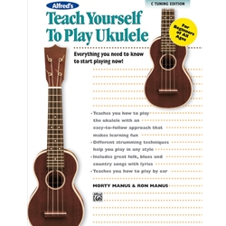 Alfred's Teach Yourself to Play Ukulele - Book/CD/DVD