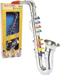 Bontempi Toy Silver Saxophone