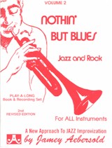 Jamey Aebersold Vol. 2 Book & CD - Nothin' But Blues