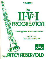 Jamey Aebersold Vol. 3 Book & CD - The ii-V7-I Progression