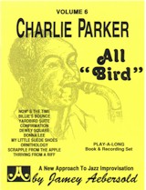Jamey Aebersold Vol. 6 Book & CD - Charlie Parker: All Bird