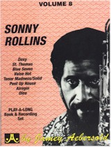 Jamey Aebersold Vol. 8 Book & CD - Sonny Rollins