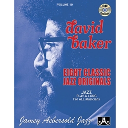 Jamey Aebersold Vol. 10 Book & CD - David Baker