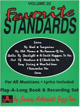 Jamey Aebersold Vol. 22 Book & CD - 13 Favorite Standards